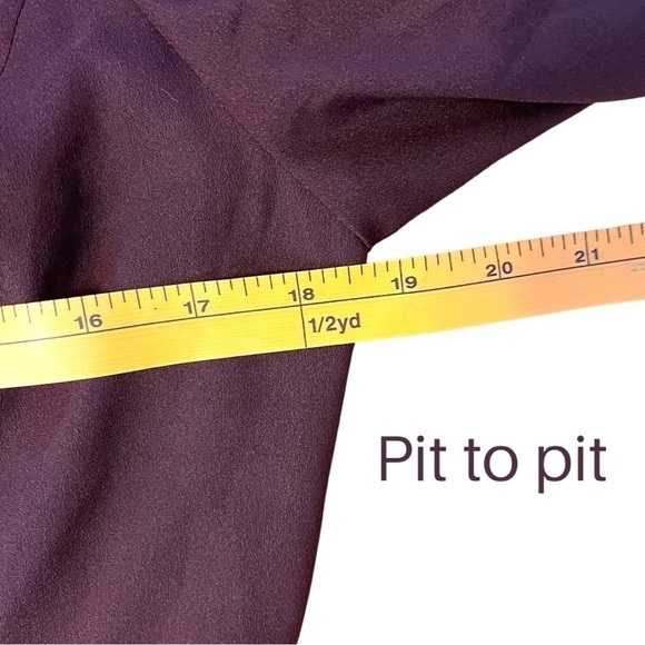 Marciano (Guess) Zipper Fit and Flare Mini Dress in Burgundy - Picture 6 of 15